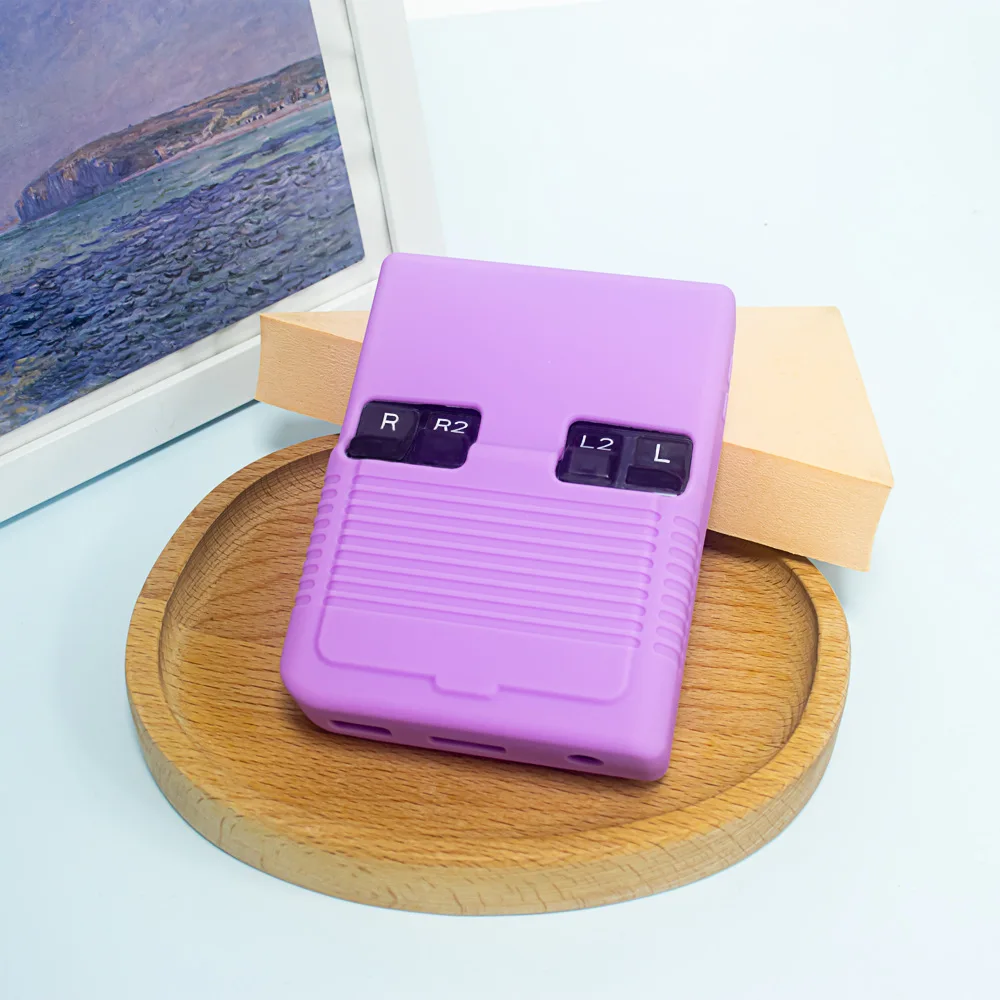 Чехол силиконовый для игровой консоли Miyoo Mini Plus в стиле ретро с открытым исходным