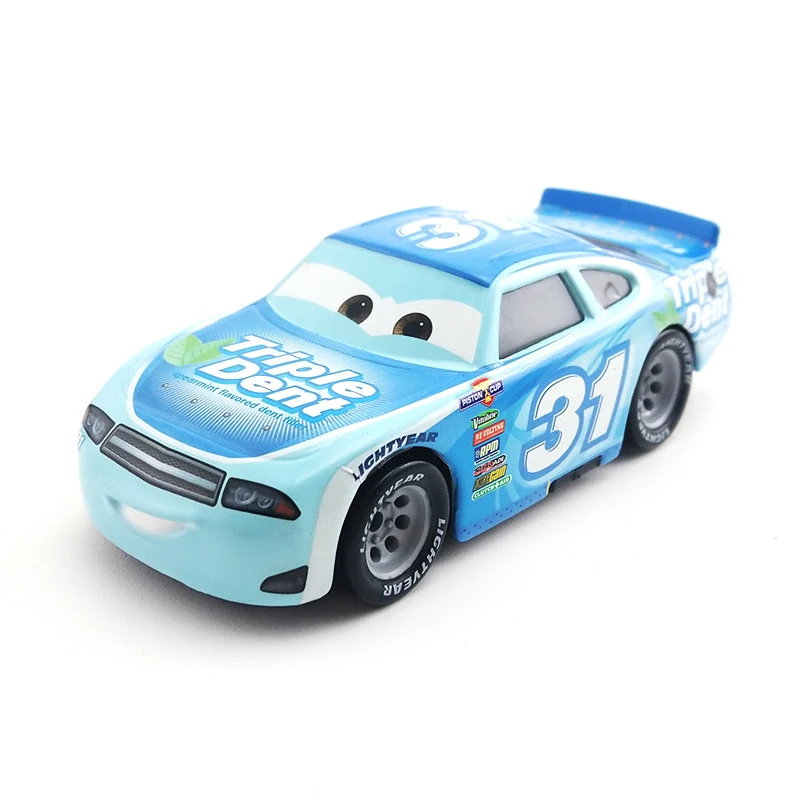 Cars Disney Pixar Cars 2 3 McQueen Series 1:55 Metal Diecast Alloy Collection Cars No.31 Triple Dent Model Cars Gift For Boy