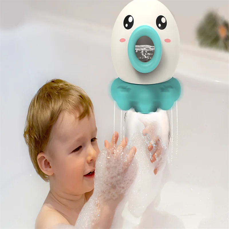 

Baby Bath Toys Play Funny Floating Octopus Toy Ring Toss Game Bathtub Bathing Pool Education Toy for Kid Baby Children Gift
