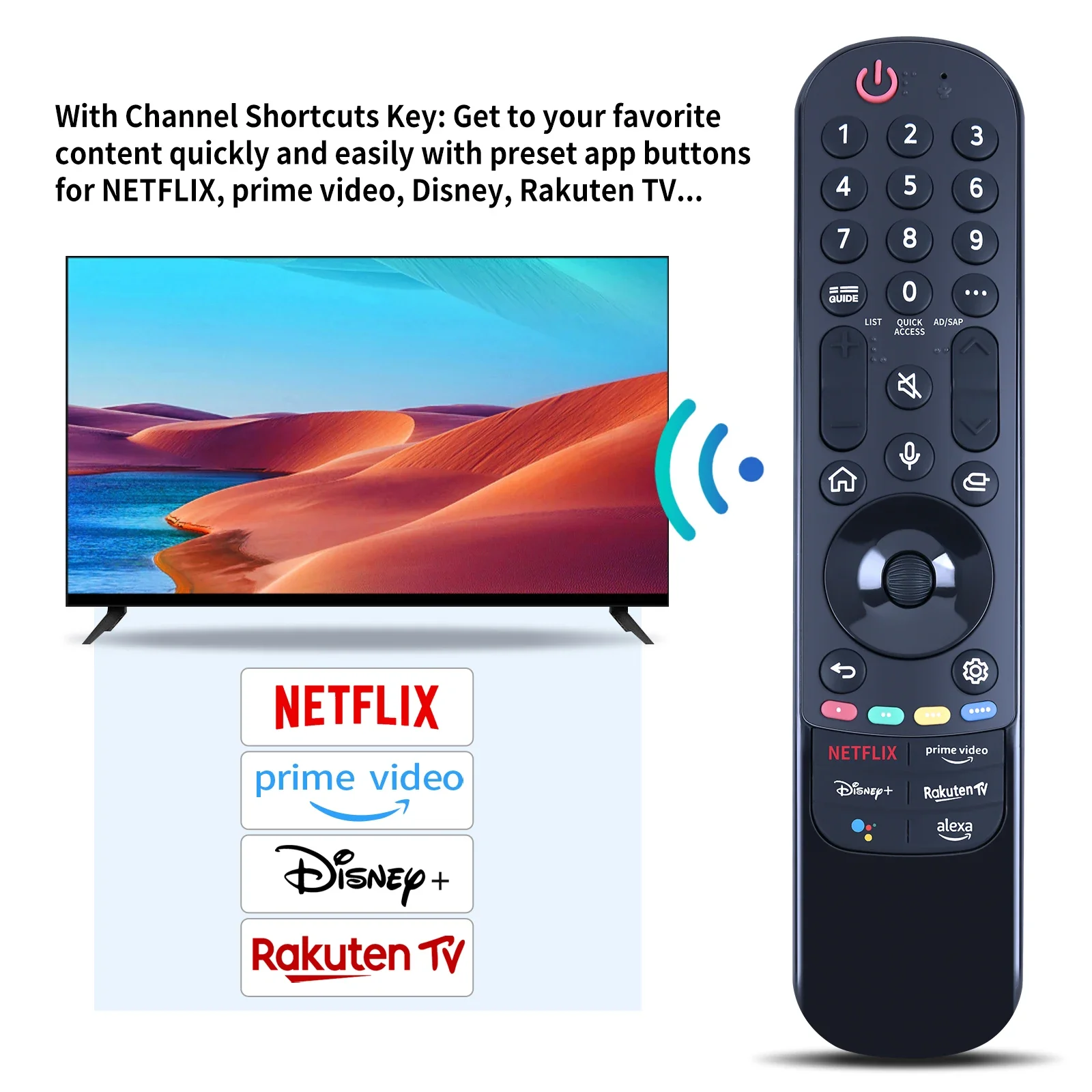 Пульт дистанционного управления Magic Voice TV AKB 76039901