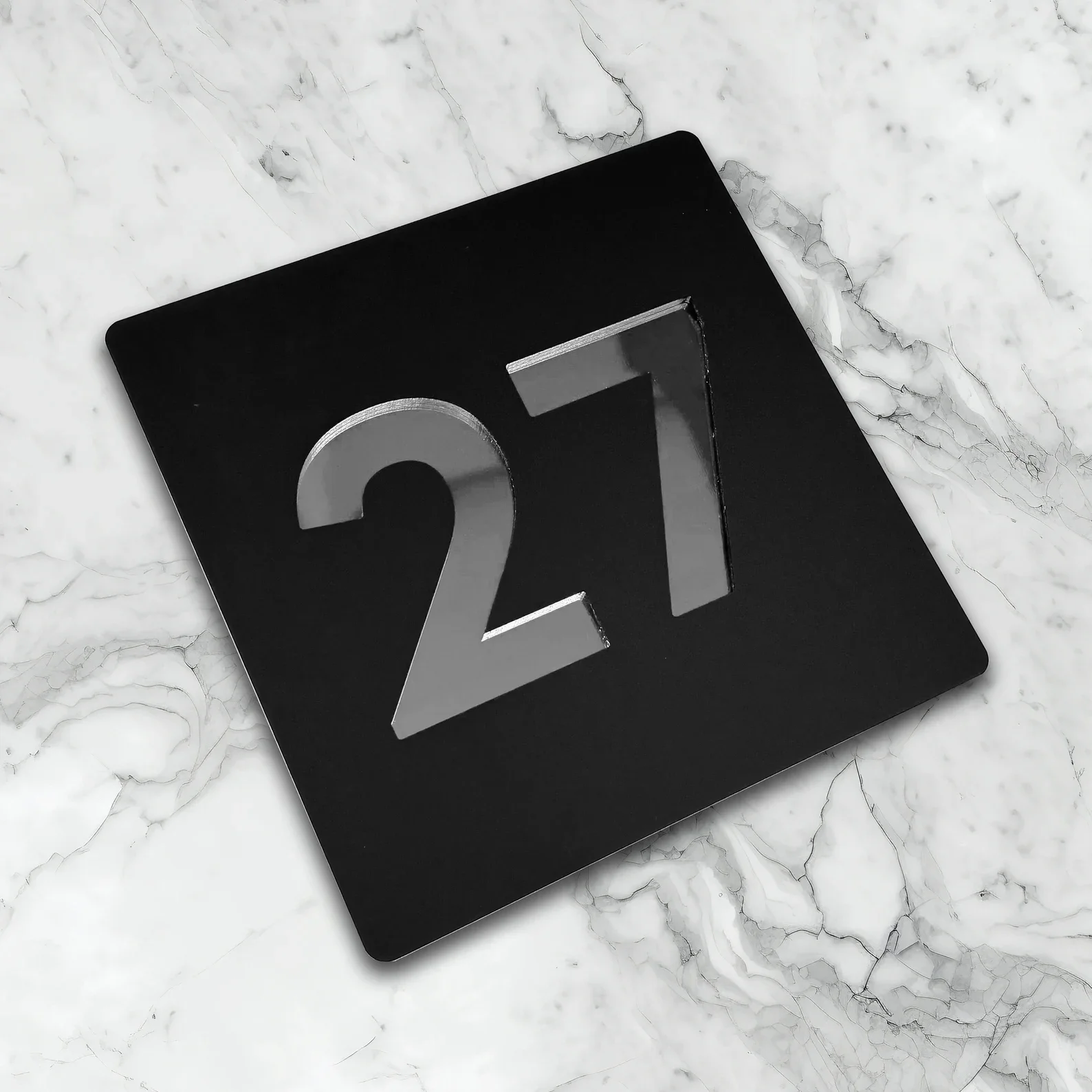 

Персонализированная 3D табличка с номером дома из акрила