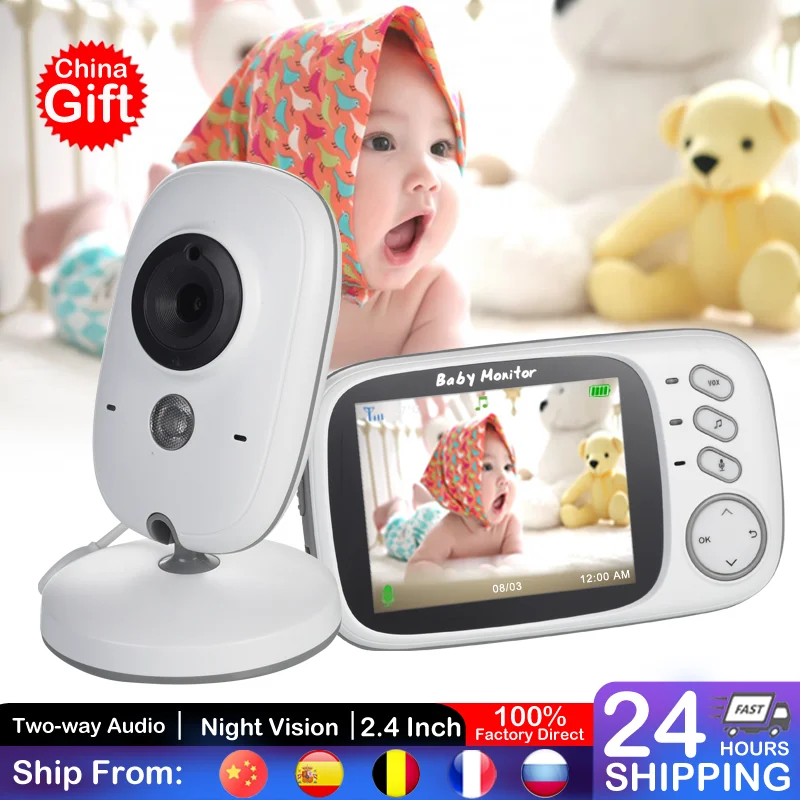 Беспроводная видеоняня VB603 3 2 дюйма ночное видение датчик температуры |