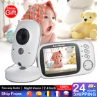 Беспроводная видеоняня VB603, 3,2 дюйма, ночное видение, датчик температуры