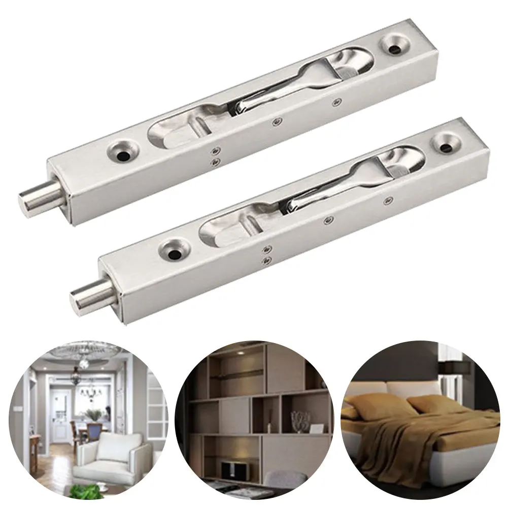 Скользящий болт прочная безопасная дверная защелка для дома с винтами