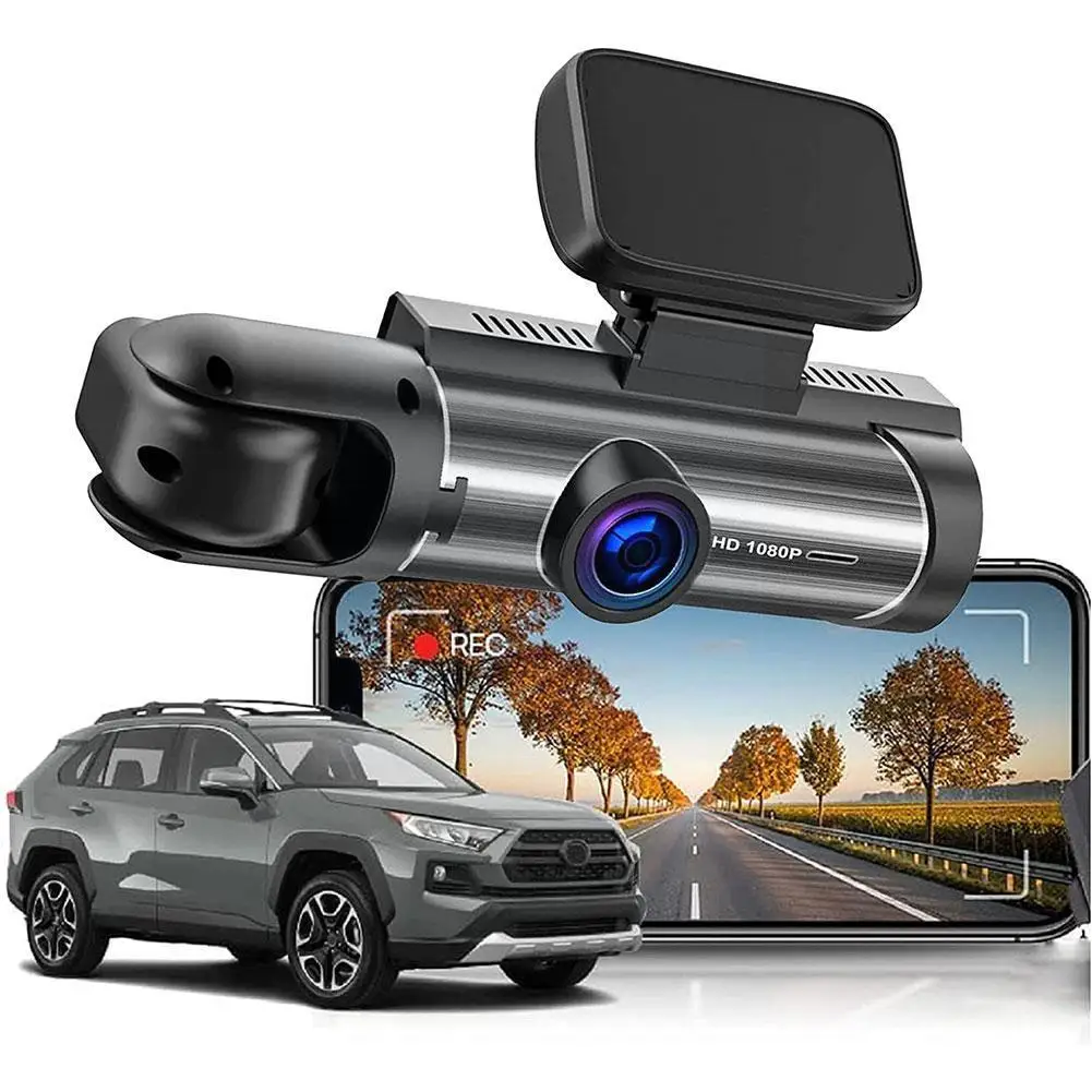 

Portable Car Recorder 150 Degree Viewing Angle Camera Vision Night Cam Dash Hidden WiFi H0J6