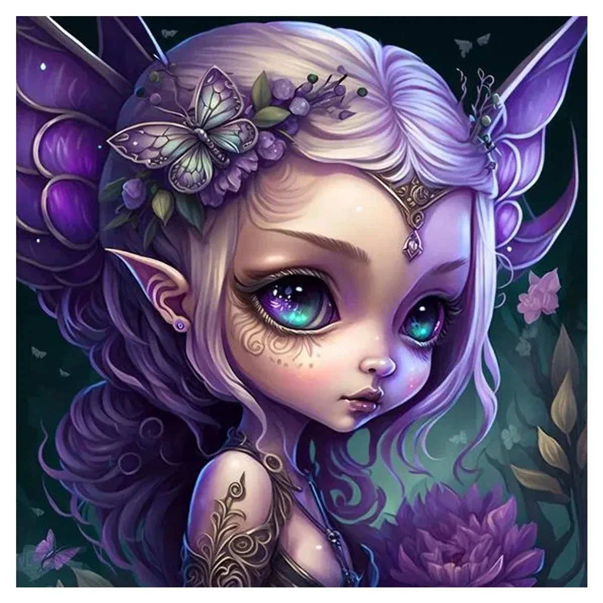 

Sunature 5D Full AB Square Round Drills Fair Diamond Painting Poured Glue Canvas