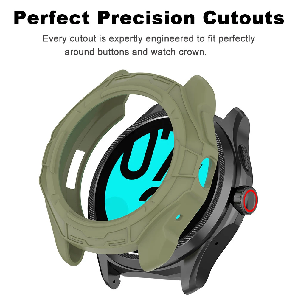Фото Мягкий чехол из ТПУ для Ticwatch Pro 5 Enduro, аксессуары для умных часов Ticwatch Pro 5, защитная рамка, защитный бампер №4