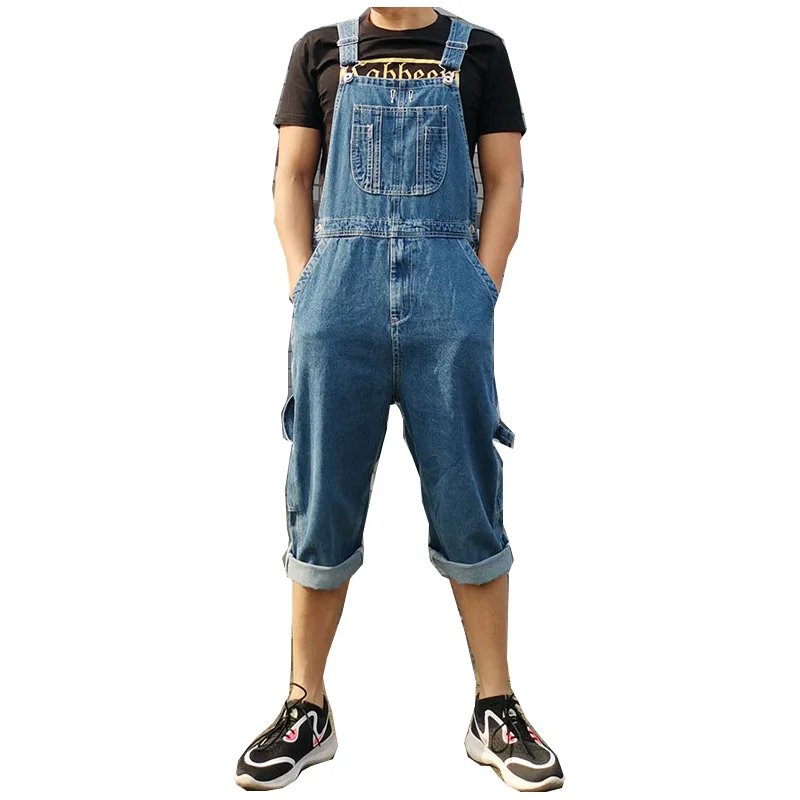 Men's Denim Shorts Plus Size 28-44 46 48 50 Oversized Denim Shorts Fashion Pocket Workwear
