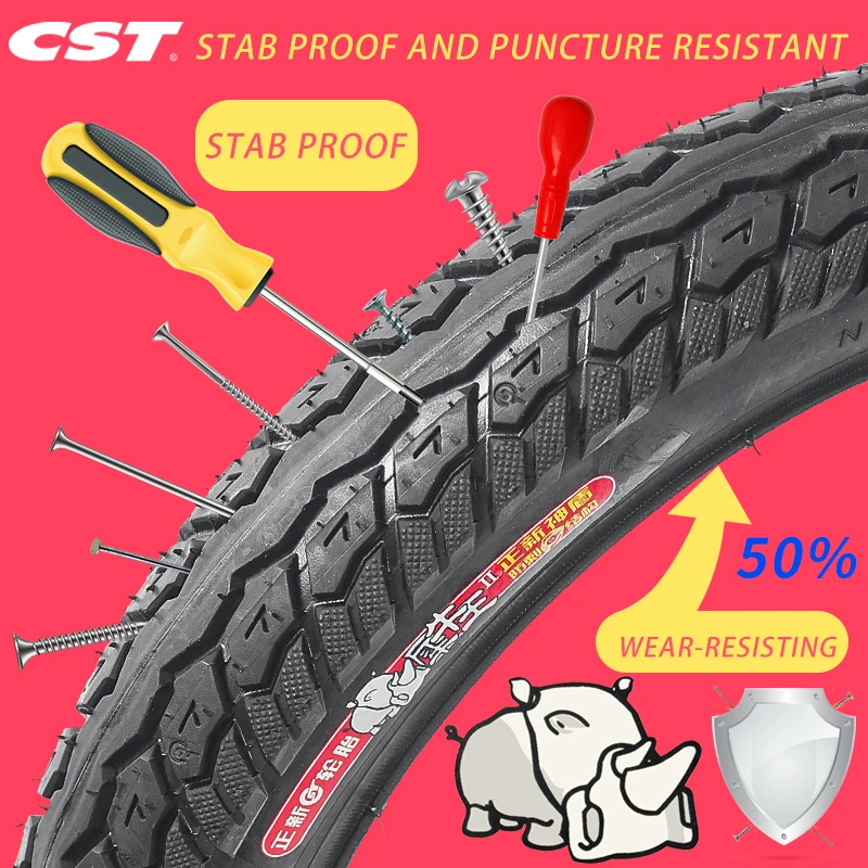 CST 14Inch Thickened puncture resistant tire 14X2.125 2.50 1