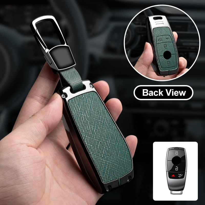 

Чехол для автомобильного ключа из цинкового сплава с 3/4 кнопками для Mercedes-Benz A220 E63S AMG E-Class GLE 350 4MATIC E300 E400 E43 W213 2019-2020 годов выпуска