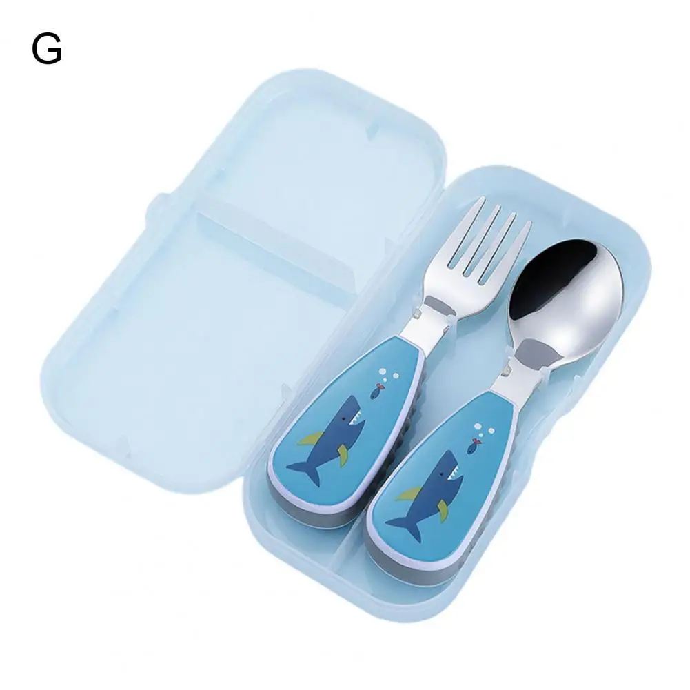 Набор столовых приборов практичный из нержавеющей стали без БФА с короткой