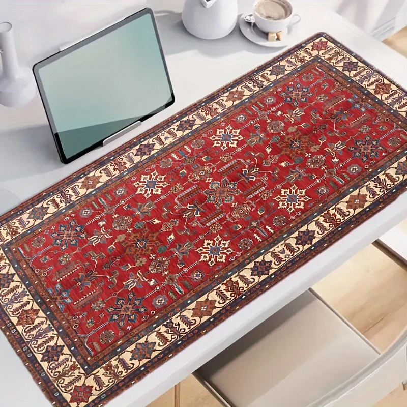Большой персидский коврик для мыши нескользящее основание Прошитые края