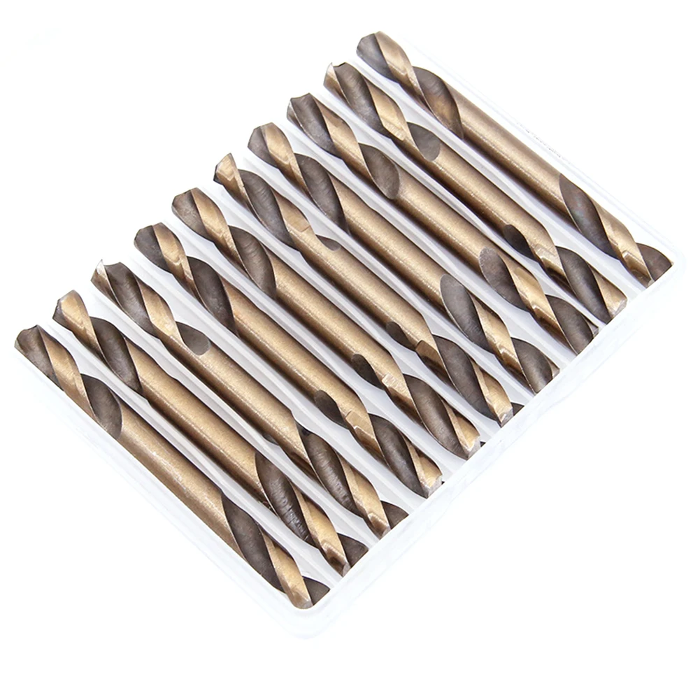 

Набор спиральных Сверл из высокоскоростной стали, комплект из 10 двухсторонних насадок с прочным кобальтовым покрытием для сверления отвер...