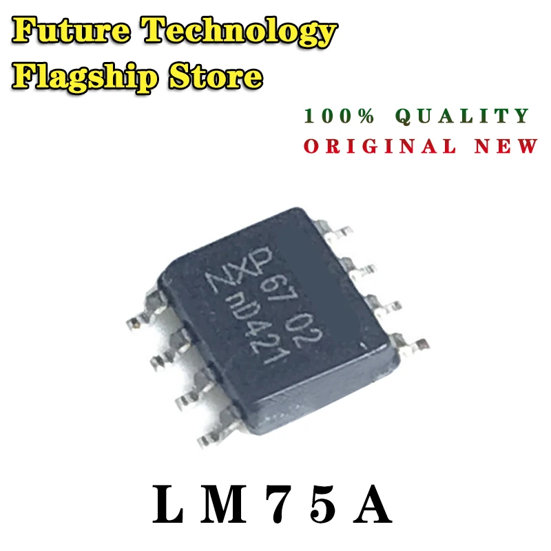 

5pcs/lot LM75 LM75A LM75AD SOP-8 Digital temperature sensor IC