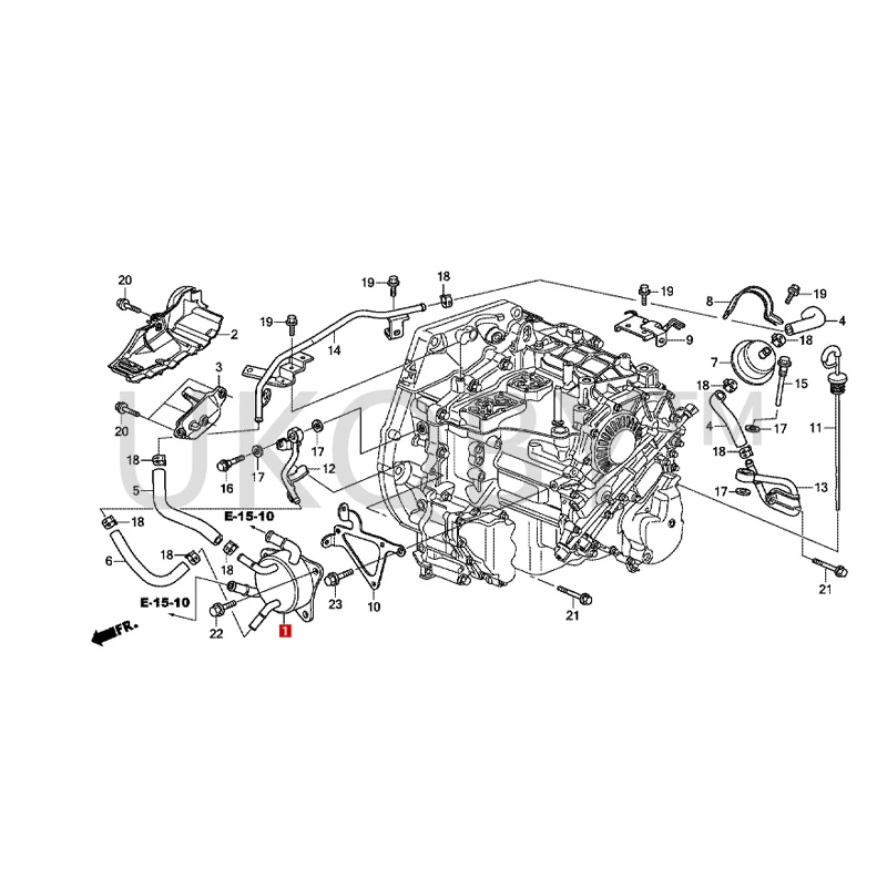 19430-RNA-A51 подходит для Ho nd a Fengfan Siming Ci vi c кулер трансмиссионной жидкости AIF
