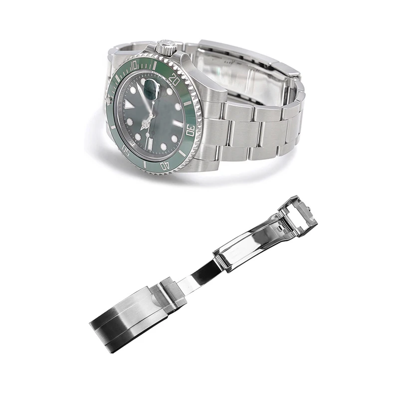 20mm Watchbands For Rolex SUBMARINER DAYTONA Yacht-Master GMT Watch Band Strap glidelock Clasp Stainless Steel Watch Bracelet