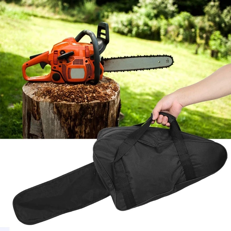 

Black Strong Oxford 17" Portable Chainsaw Bag Carrying Case Protection Fit for Chainsaw Storage Bag M4YD