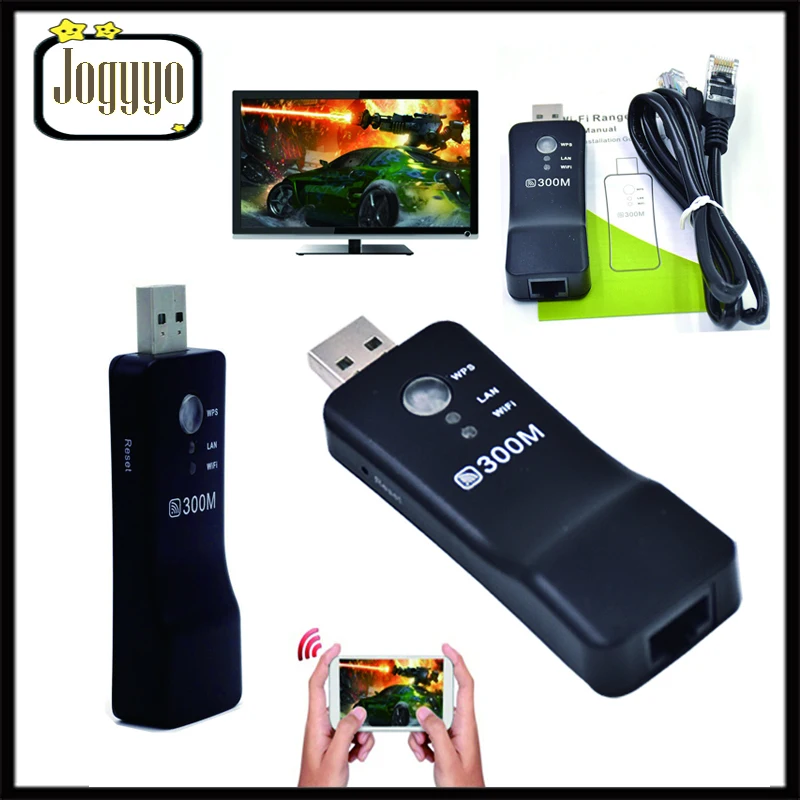 

2021 New 300Mbps TV Stick USB WiFi Smart Adapter Universal Wireless TV Network HDTV For Samsung Sony LG Any TV