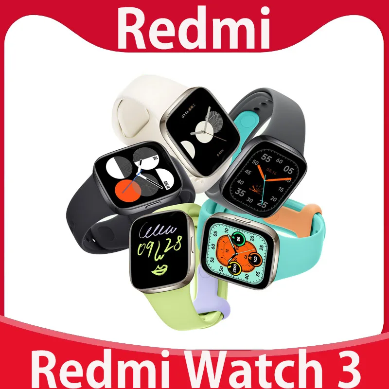 

Смарт-часы Redmi Watch 3, 1,75 дюйма, 60 Гц, GPS, пульсометр