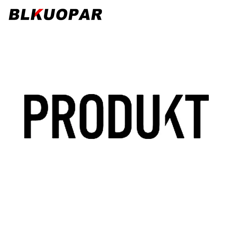 

BLKUOPAR PRODUKT Logo Car Sticker Waterproof Occlusion Scratch Vinyl Decal Creative Motorcycle Windshield Helmet Trunk Car Label