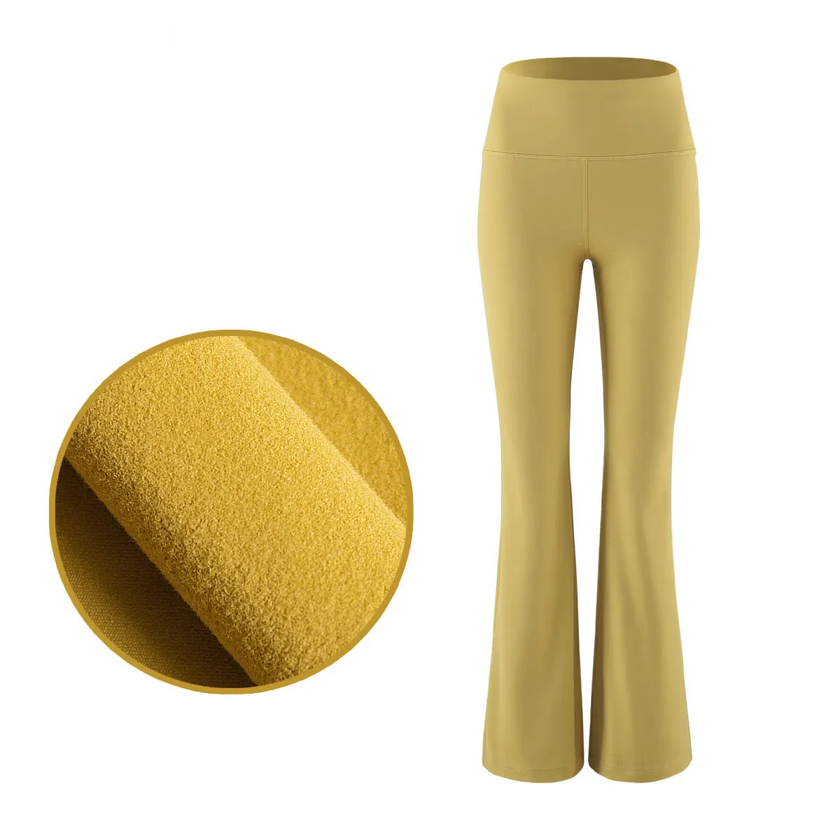 Warm Yoga Pants Flare leggings Gym Fitness Sport Tights High Waist Blue Flared Leggings Women Wide Leg Pants Running Clothing