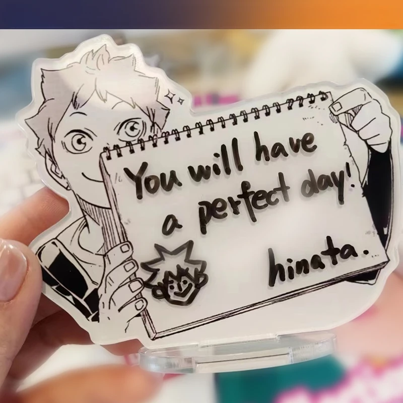 Аниме Haikyuu! Shoyo Hinata Косплей надпись и вывеска акриловый амбисит подарок