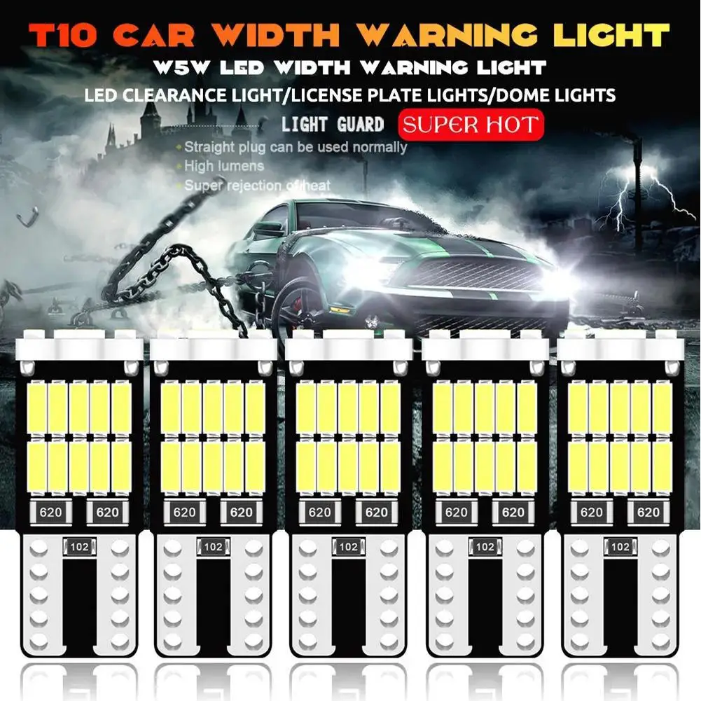 

1pcs Car LED Width Light Auto Interior Dome Reading Super License Lamp Automotive Bright Light Accessories Waterproof Plate V9Y0