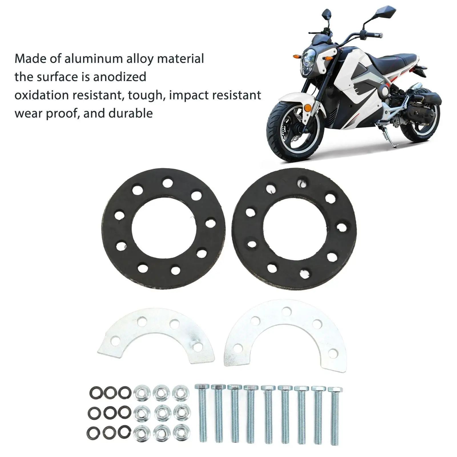 Комплект крепления звездочки с 9 отверстиями и усиленными шайбами для