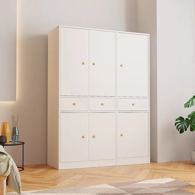

European Bedroom Wardrobes White Detachable Space Saving Wardrobes Large Heavy Duty Szafki Do Salonu Furniture For Bedroom