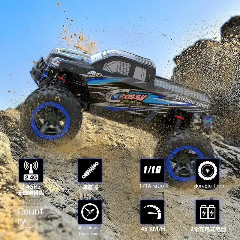 

High Speed Climbing All Terrain Remote Control Vehicle Drift Off-road Vehicle Four-wheel Drive Scooter Electric Toy Car