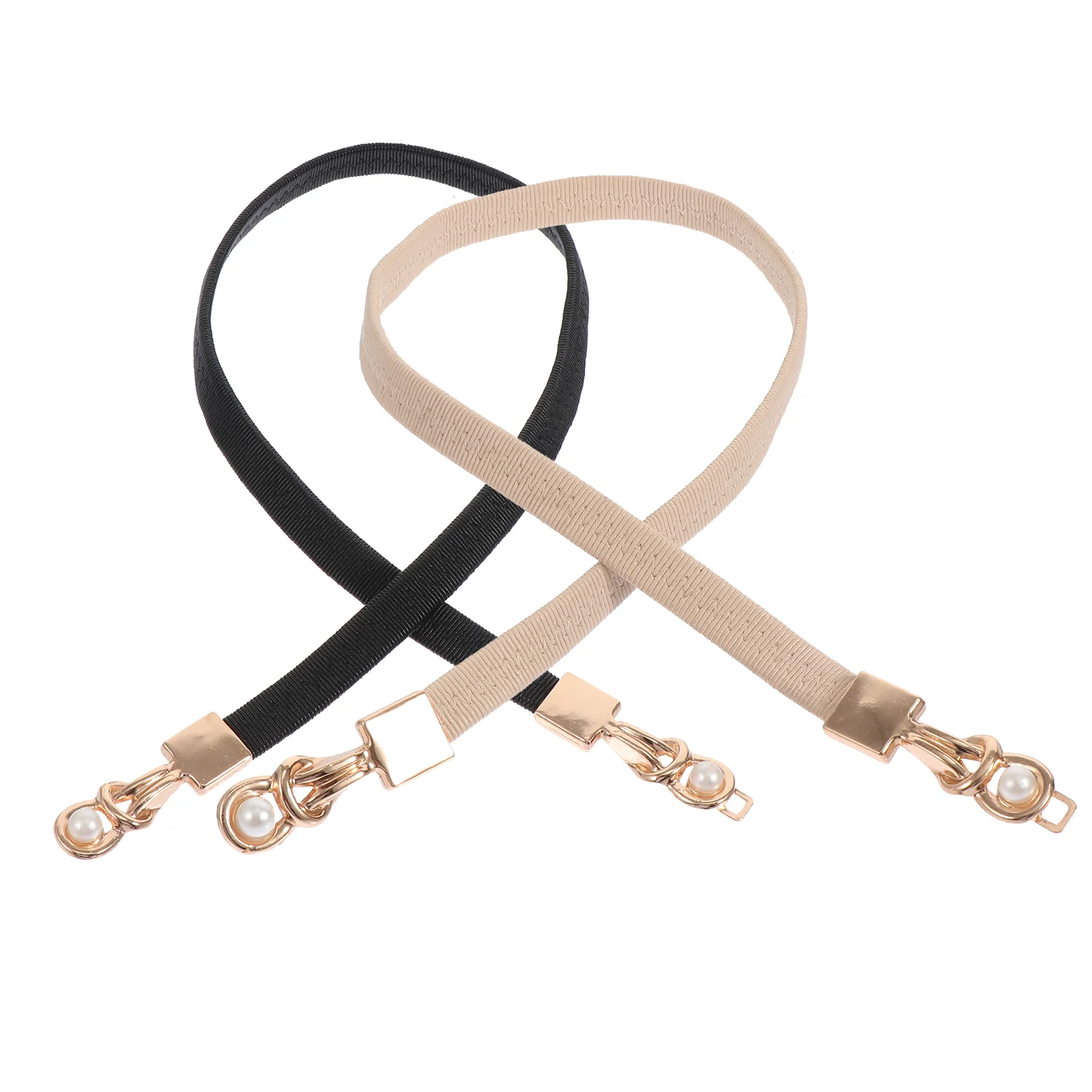 

Buckle Belt Imitation Belts Decorative Elastic Waist Suit Waistband Women Jeans