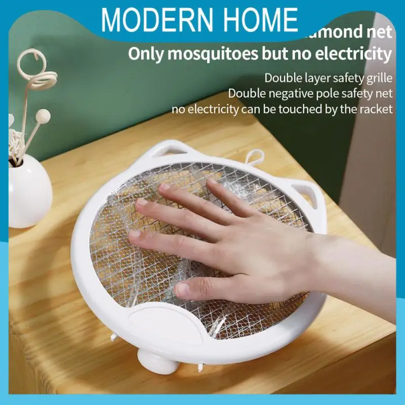 

Foldable Electric Insect Racket Usb Rechargeable Mosquito Light Trap Handheld Electric Mosquito Bat Pest Control Products