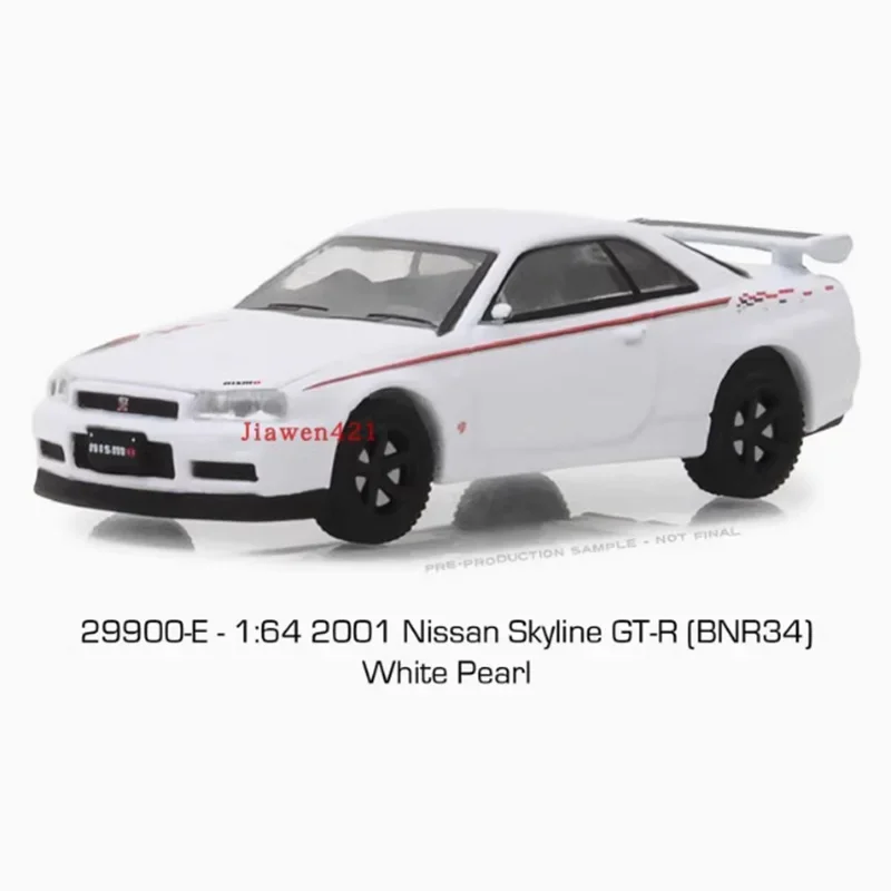 Greenlight 1:64 Nissan Skyline GT-R R34 металлическая модель автомобиля