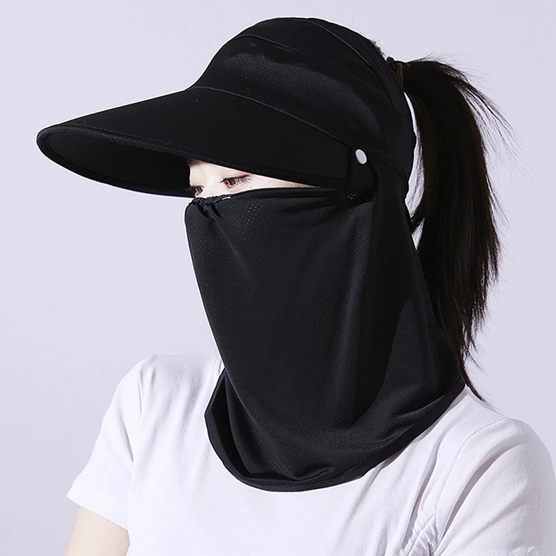 

2022 New Summer Women Sun Protection Hat UV Protection Face Neck Flap Sun Cap Face Man Sun Cap Sunscreen Hat Work Casual Hat