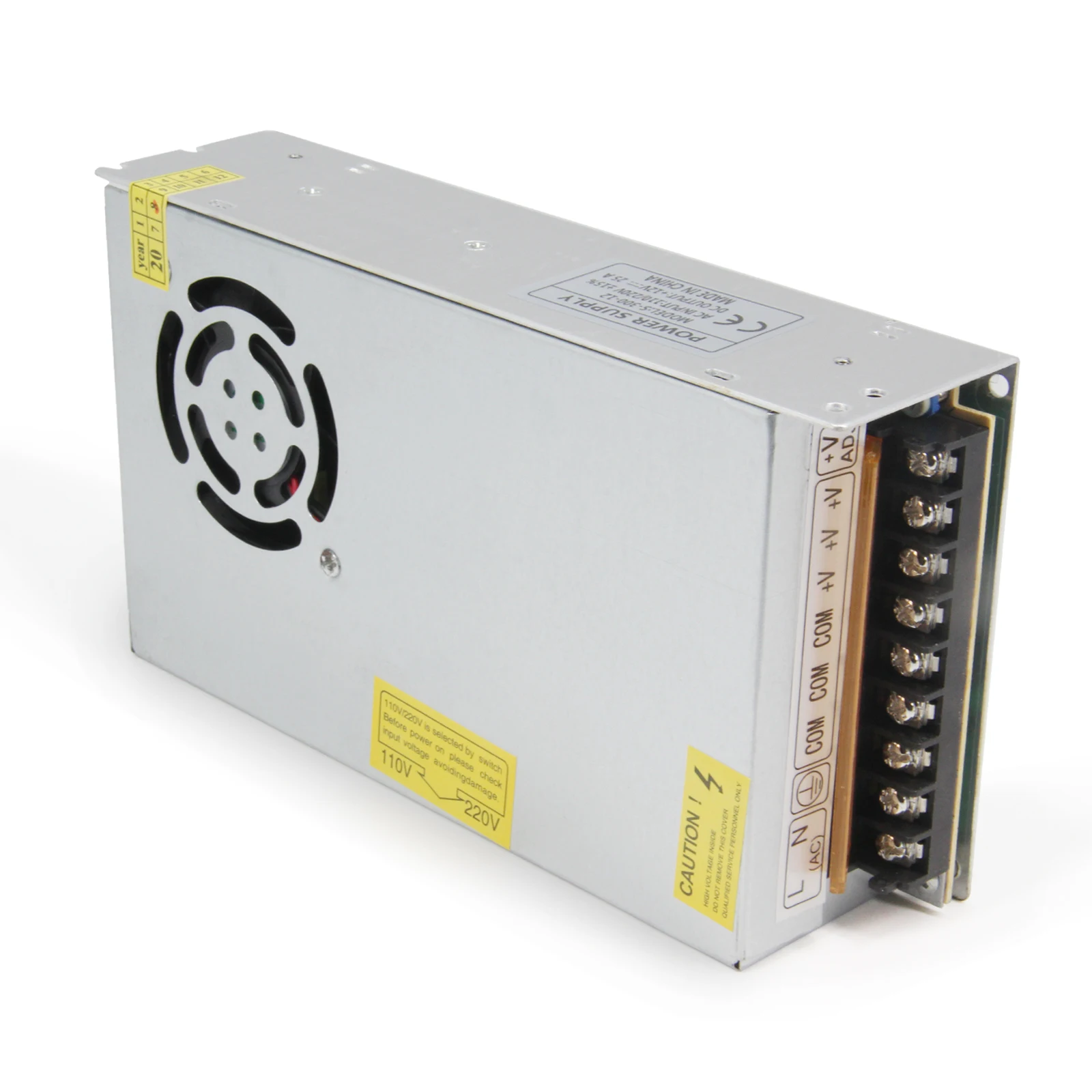 Импульсный источник питания постоянного тока 12 В 25 А 110-220 В переменного тока в постоянный ток 300 Вт