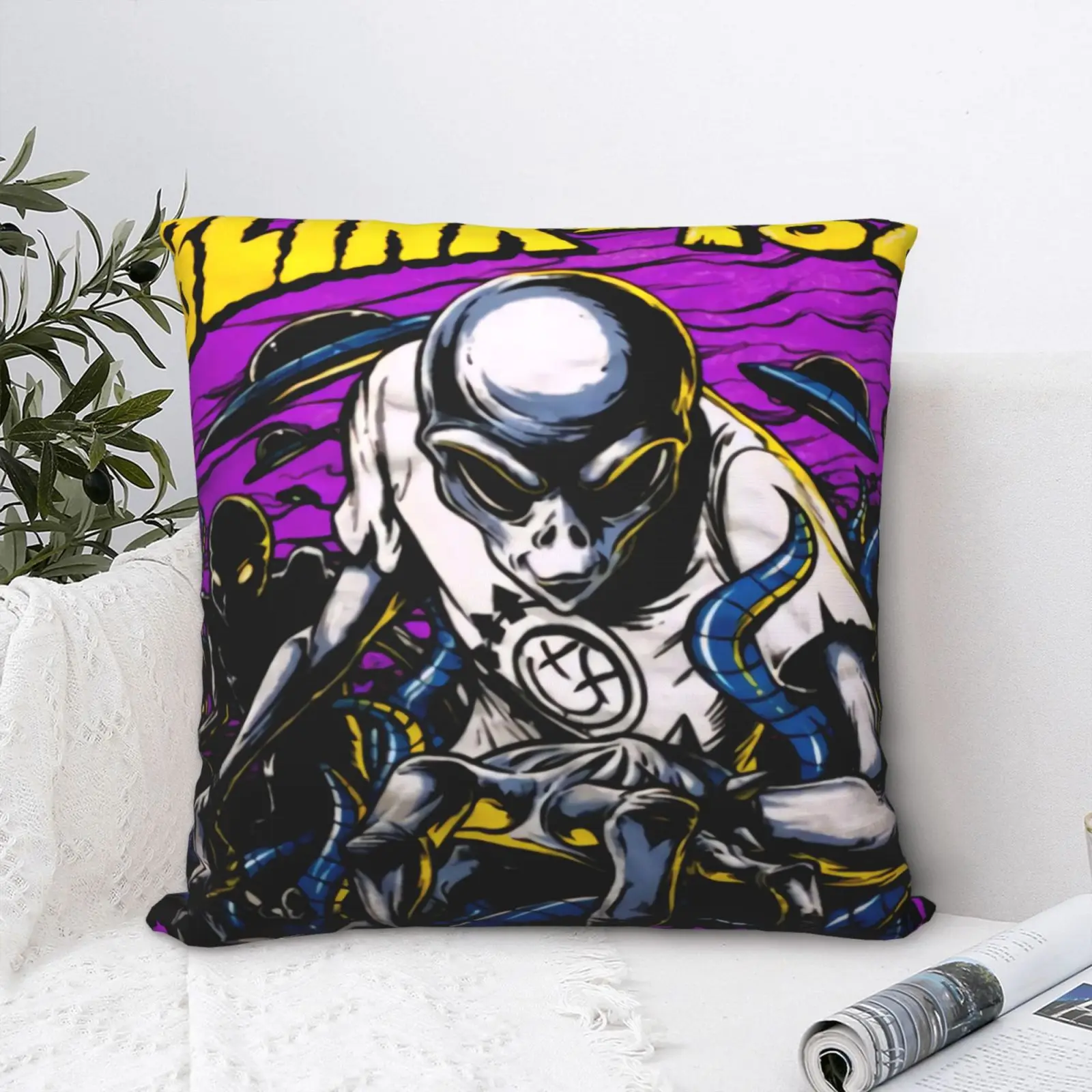 

Rare Blink 182 Aliens Exist L234Xl Pillow Case Big House Home Decoration Modern Back Cushion House Home Decoration Pillowcases