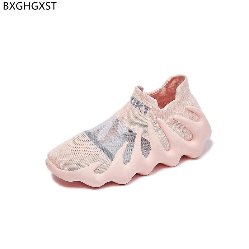 

Женские кроссовки без шнуровки на платформе 2022, женские туфли, лоферы, женская повседневная обувь для бега, кроссовки на массивной подошве, ...