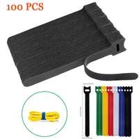 velcro tape double sided tape cabletie reusable cord cable storage organizer desk phone headphones mouse cable and wires winder