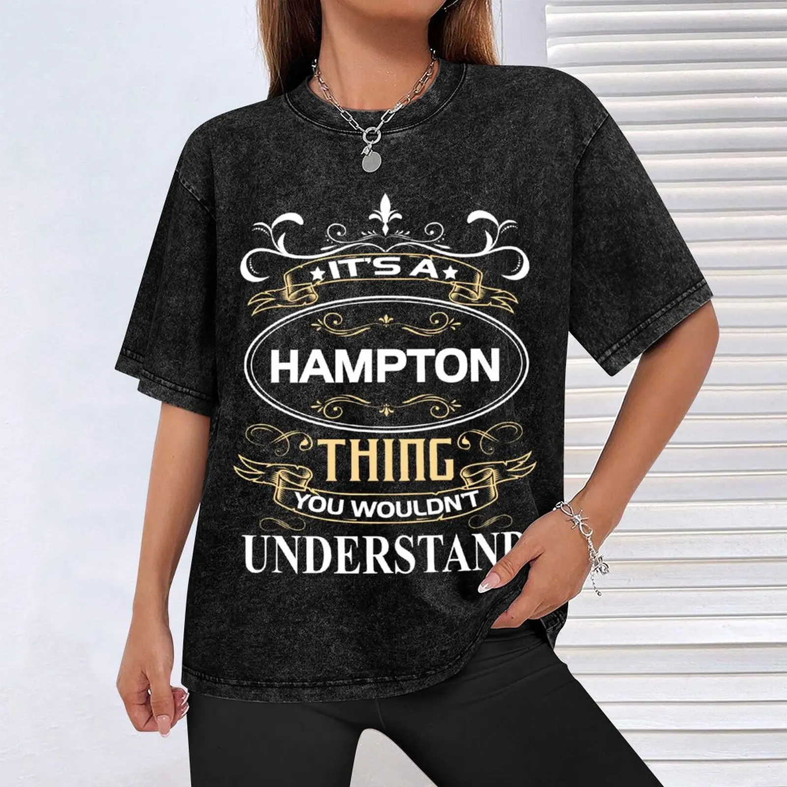 Рубашка с именем Hampton It's A Thing You Wouldn't Understand Футболки персонализированные