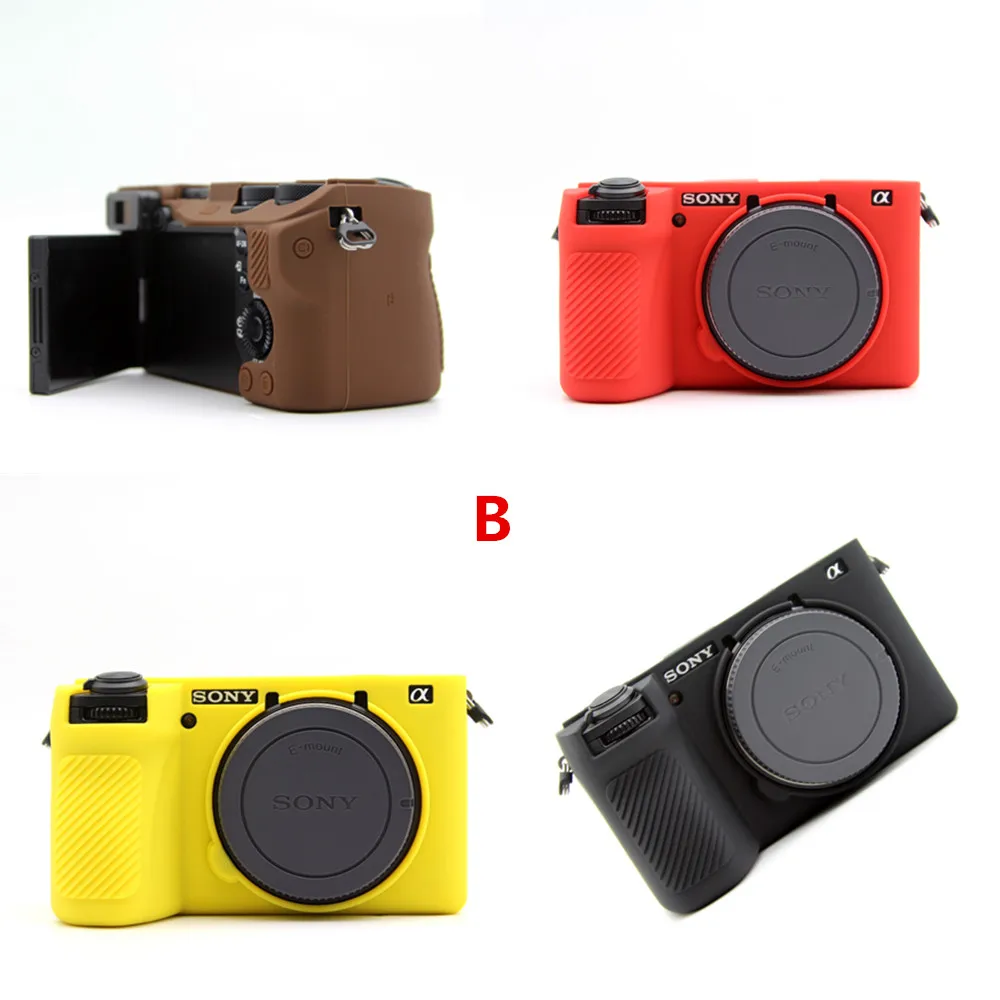 Силиконовая искусственная резиновая обложка для камеры Sony Alpha 6700