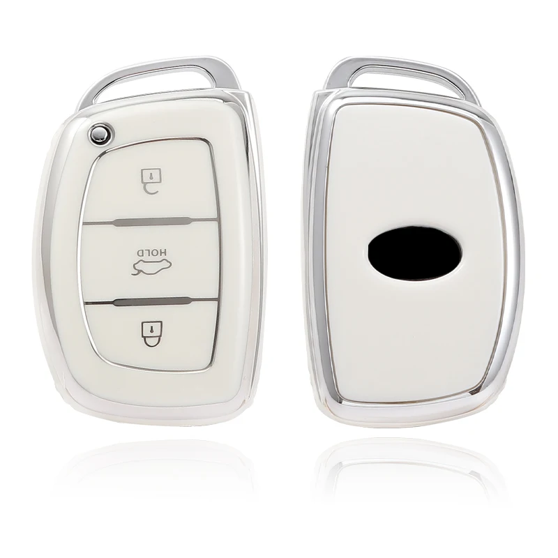 

TPU Car Smart Key Case Cover Fob For Hyundai Tucson Sonata Fe Creta ix25 ix35 ix45 i10 i20 i30 i40 Verna Solaris Mistra Elantra