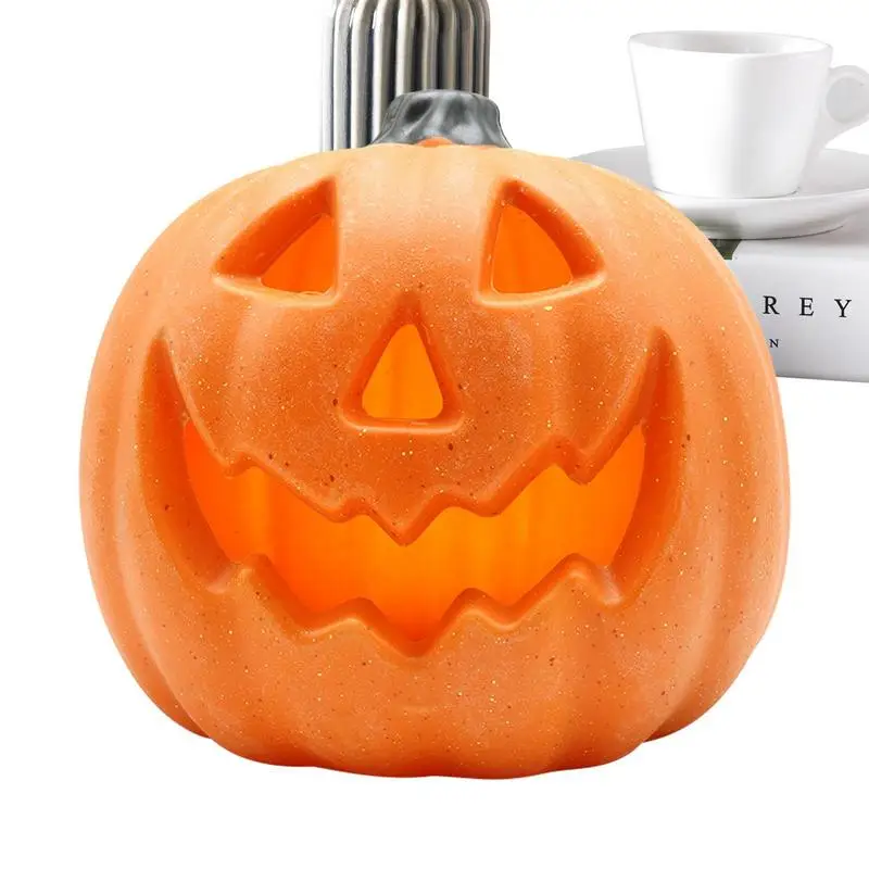 

Halloween Party Cutout LED Light Battery Powered Orange Pumpkin Shape Lights Halloween Party Happy Halloween Party Decor