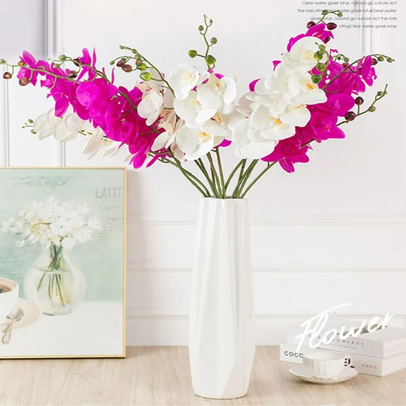 

Butterfly Orchid Artificial Flowers Moth Orchids Flowers for Wedding Festival Home Decoration Fake Flowers Flores Artificiales