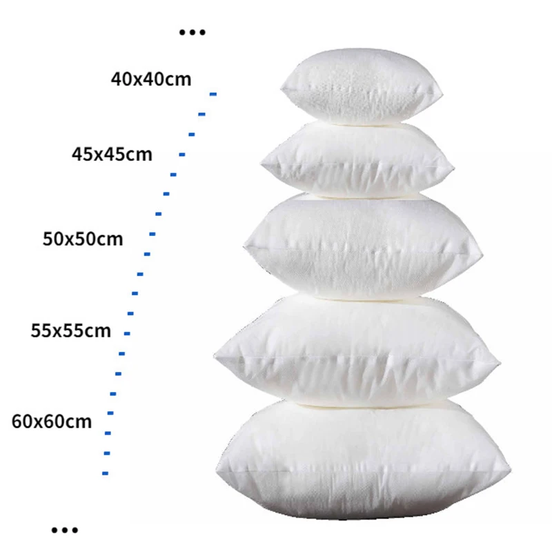 

Non-woven Fabric Throw Pillow Inserts Memory Rebound Chair Sofa Cushion Core Filling Thicken Toy Pillows Inner Home Cushions