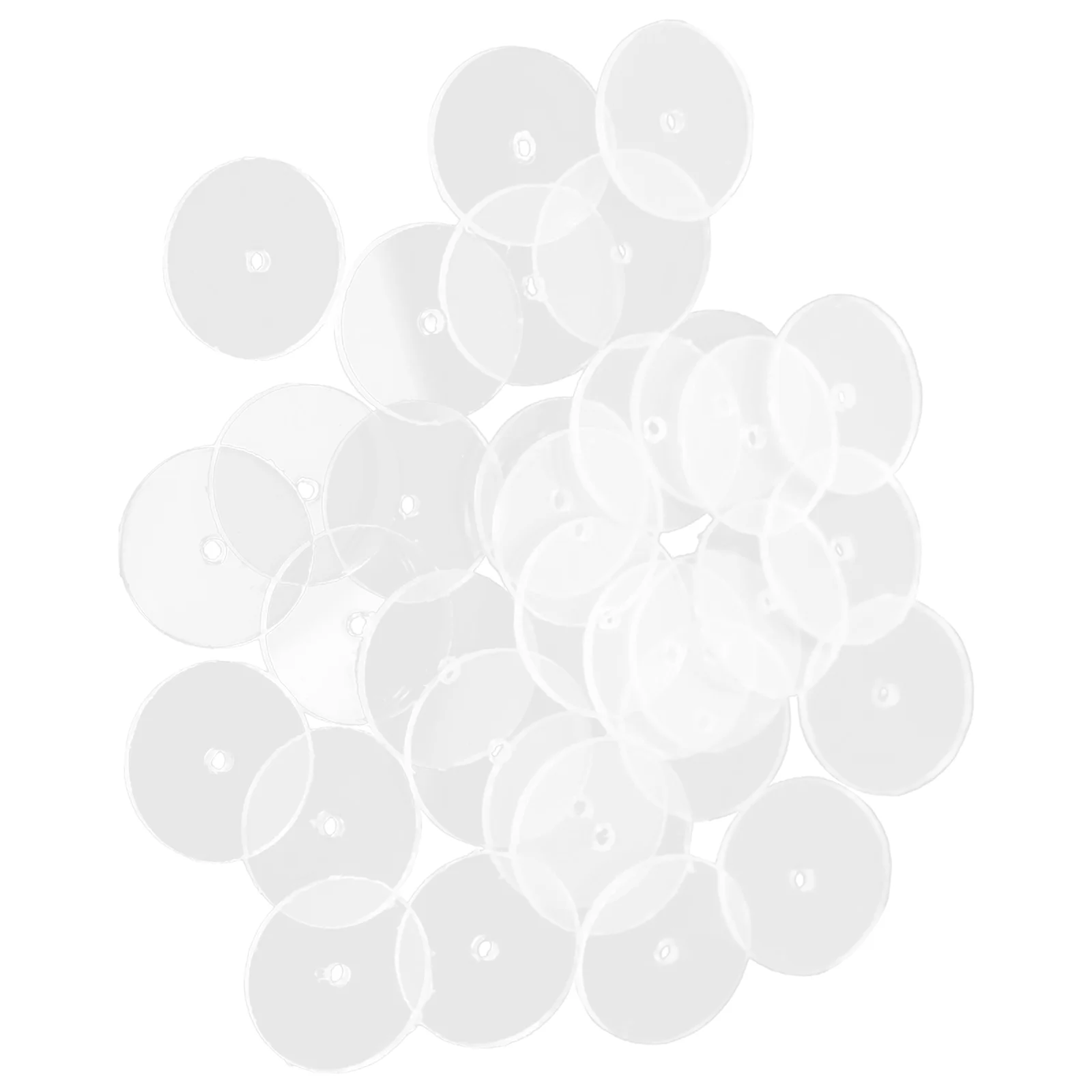 50 шт. прокладка для сережек пластиковые диски серьги-подкладки задние части