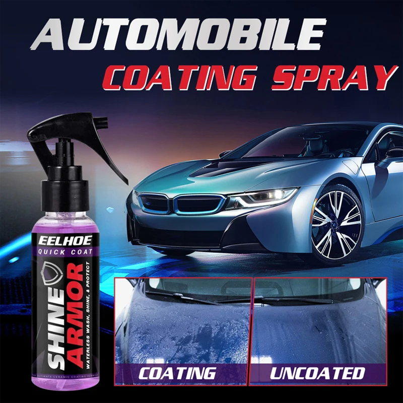 

30/100ml Car Nano Coating Agent Anti Scratch Hydrophobic Polish Coating Agent Car Coating Spray Wax Cleaning Agent accessories