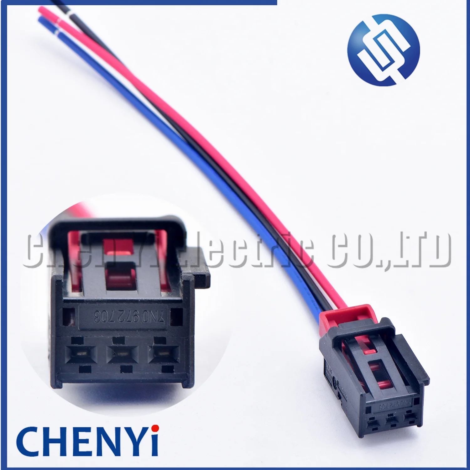 

3-контактный Автомобильный задний фонарь, разъем для стула, задний фонарь, провод, жгут проводов 7N0 972 703 7N0972703A 7N0972703 для VW Sagitar Tiguan Golf Audi