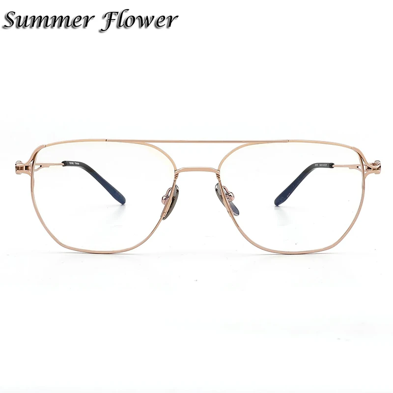 Мужские очки Summer Flower титан oversize по рецепту