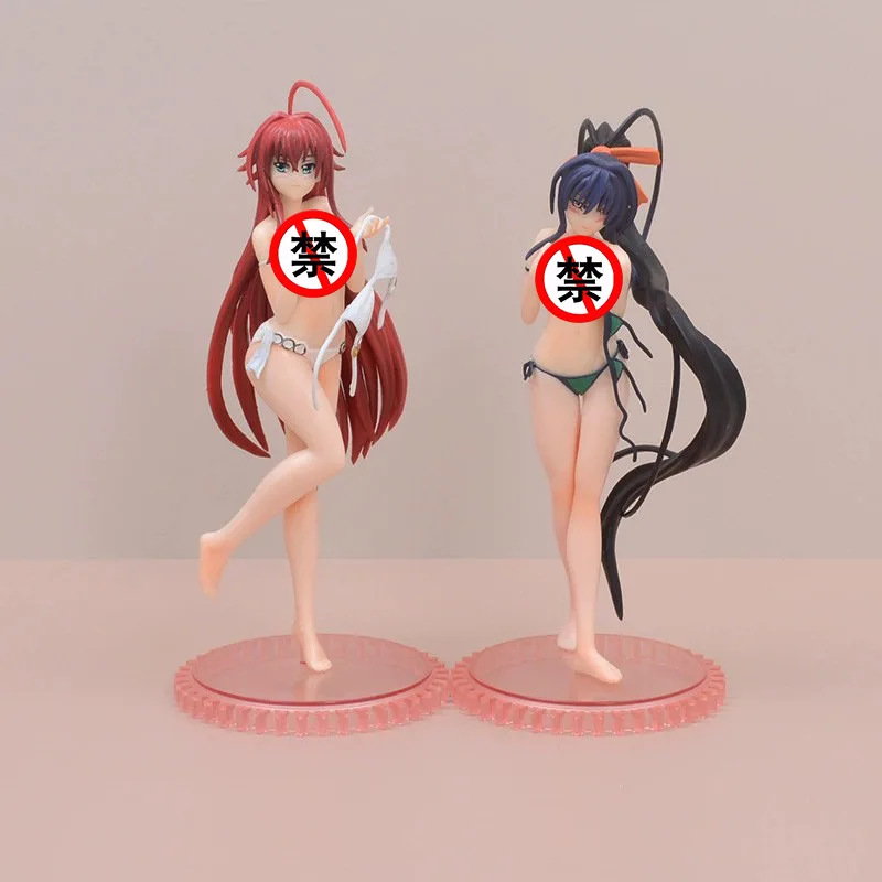

16CM Anime High School DxD Himejima Akeno Rias Gremory sexy Swimwear action figure PVC model toys doll Ornaments adult gifts