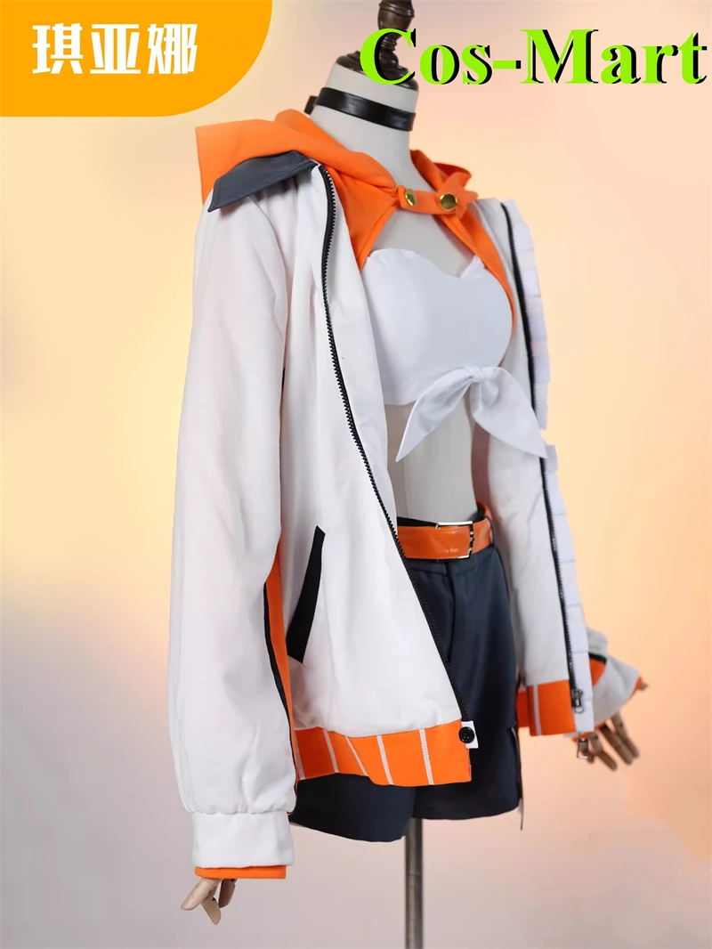 Cos-Mart Game Honkai Impact 3 Киана Каслана карнавальный костюм милая элегантная униформа